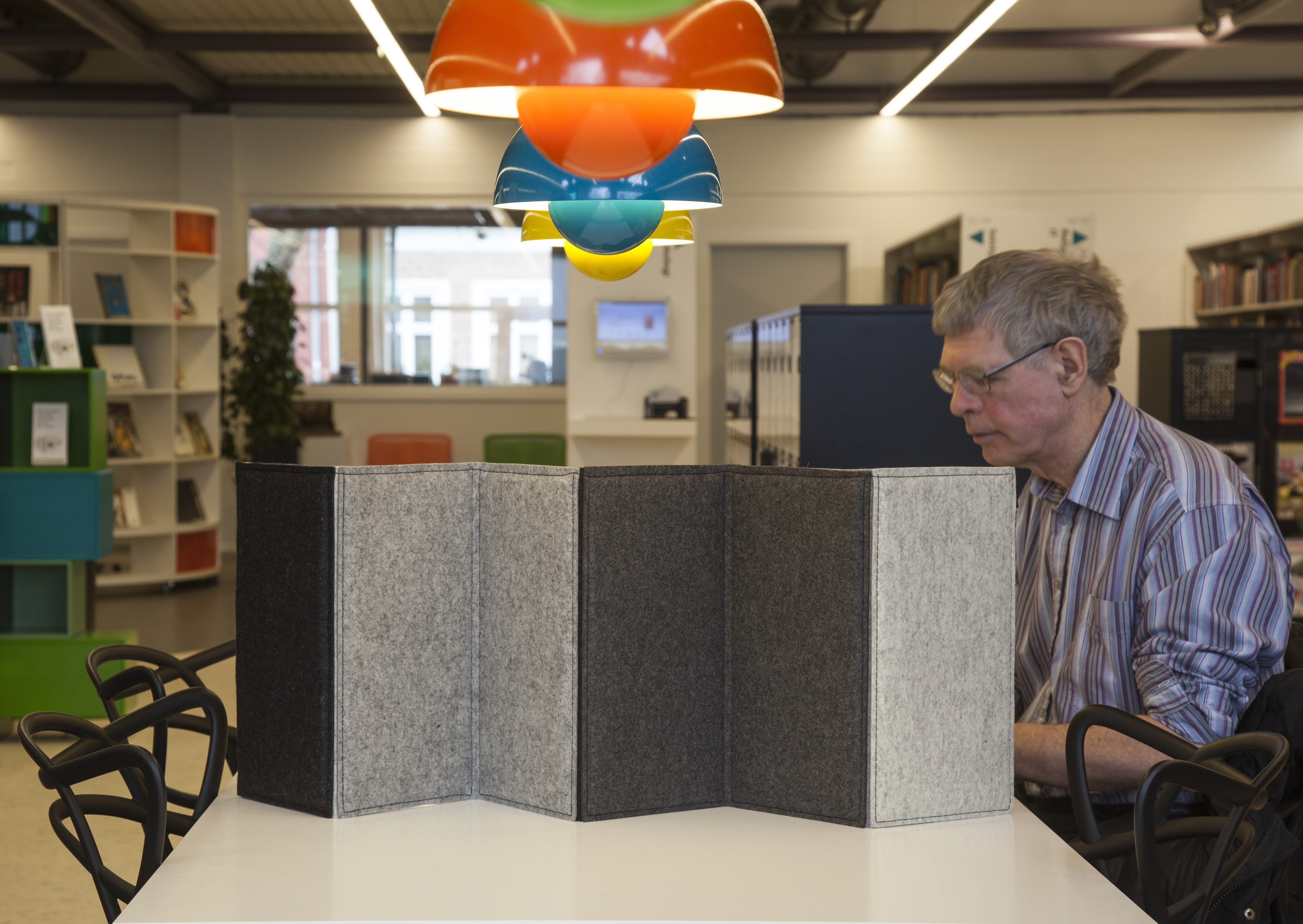 Filt bordskærm zigzag silkeborg bibliotek 7